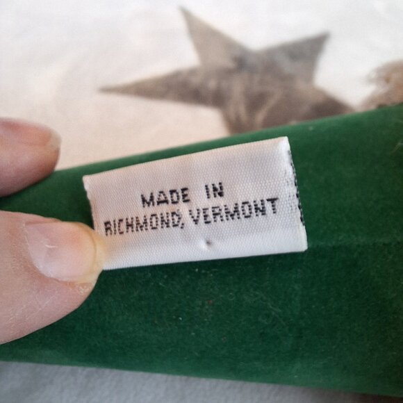 Fire Robin Christmas Cone Puppet Elf Santa Green Velvet Lobster 16" Vermont Made - Picture 8 of 12